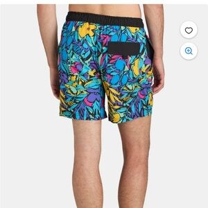 Neff Blue and Purple Board Shorts Vibrant Swimwear new